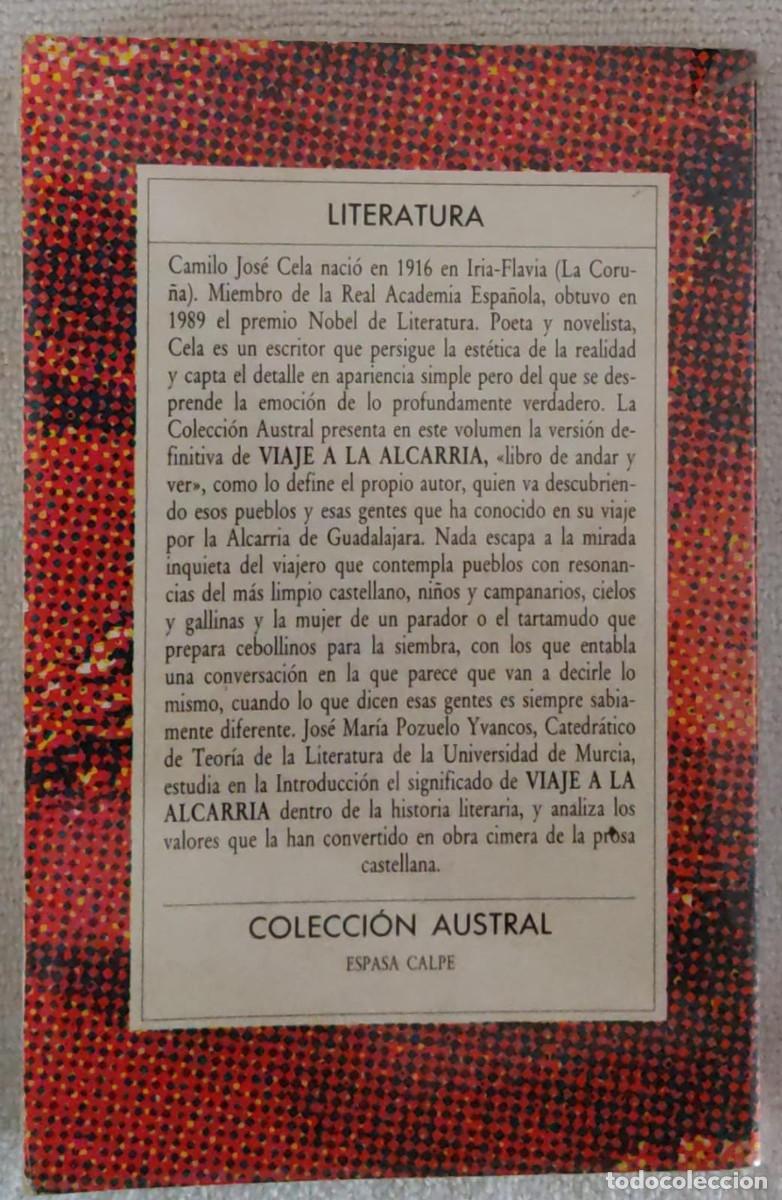 Libros antiguos: VIAJE A LA ALCARRIA. - Foto 3