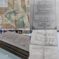Libros antiguos: 1884 BOLETIN DE LA SOCIEDAD GEOGRAFICA DE MADRID 9 VOLS MAPAS ANTIGUOS FEDERICO BOTELLA. Lote 401527134