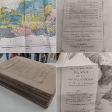 Libros antiguos: 1885 BOLETIN DE LA SOCIEDAD GEOGRAFICA DE MADRID 7 VOLS MAPAS ANTIGUOS FEDERICO BOTELLA COELLO. Lote 401533359