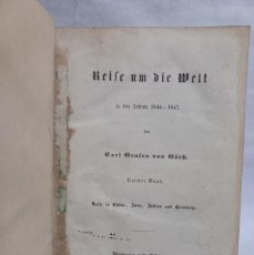 Libros antiguos: CARL GRAFEN VON GÖRTZ - REISE UM DIE WELT IN DEN JAHREN 1844-1847, 3 TOMOS - 1852, 1853 Y 1854. Lote 403074344