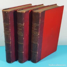 Libros antiguos: LAS CALLES DE BARCELONA EN 1865, VICTOR BALAGUER. IMPRENTA MANUEL TELLO 1888, LOS TRES TOMOS