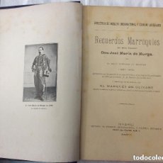 Libros antiguos: RECUERDOS MARROQUIES DEL MORO VIZCAINO . JOSÉ MARÍA DE MURGA. (A) EL HACH MOHAMED EL BAGDADY. 1906