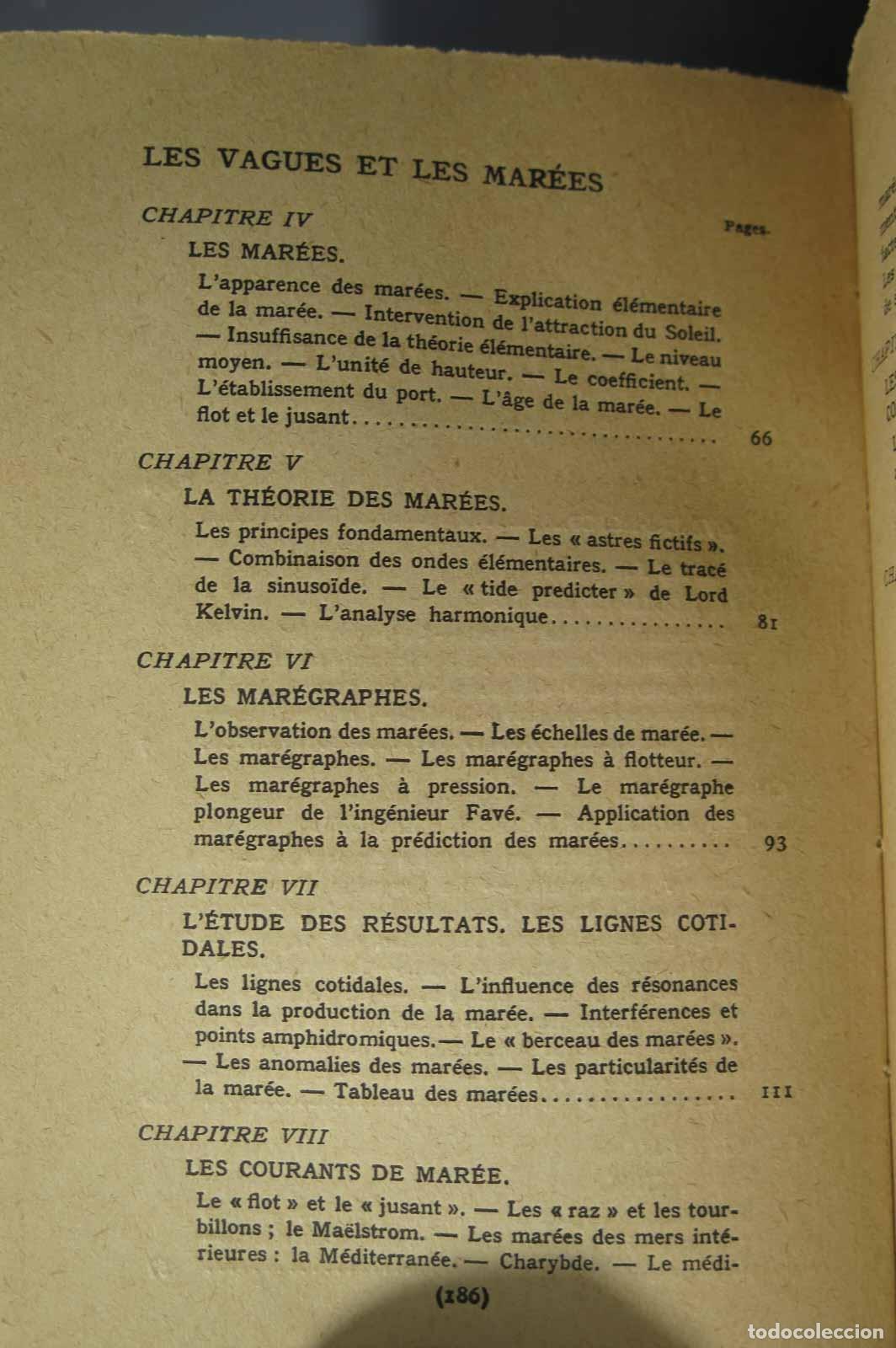 Libros antiguos: Vagues et mar&eacute;es. BERGERT - Foto 3