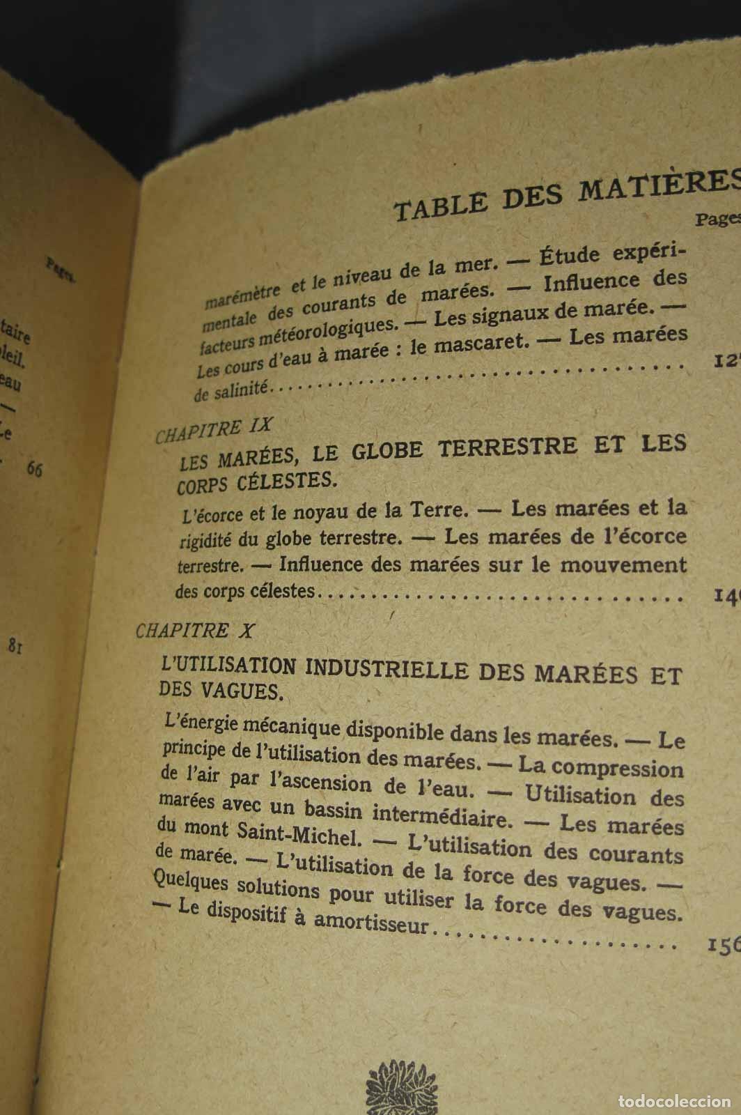Libros antiguos: Vagues et mar&eacute;es. BERGERT - Foto 4