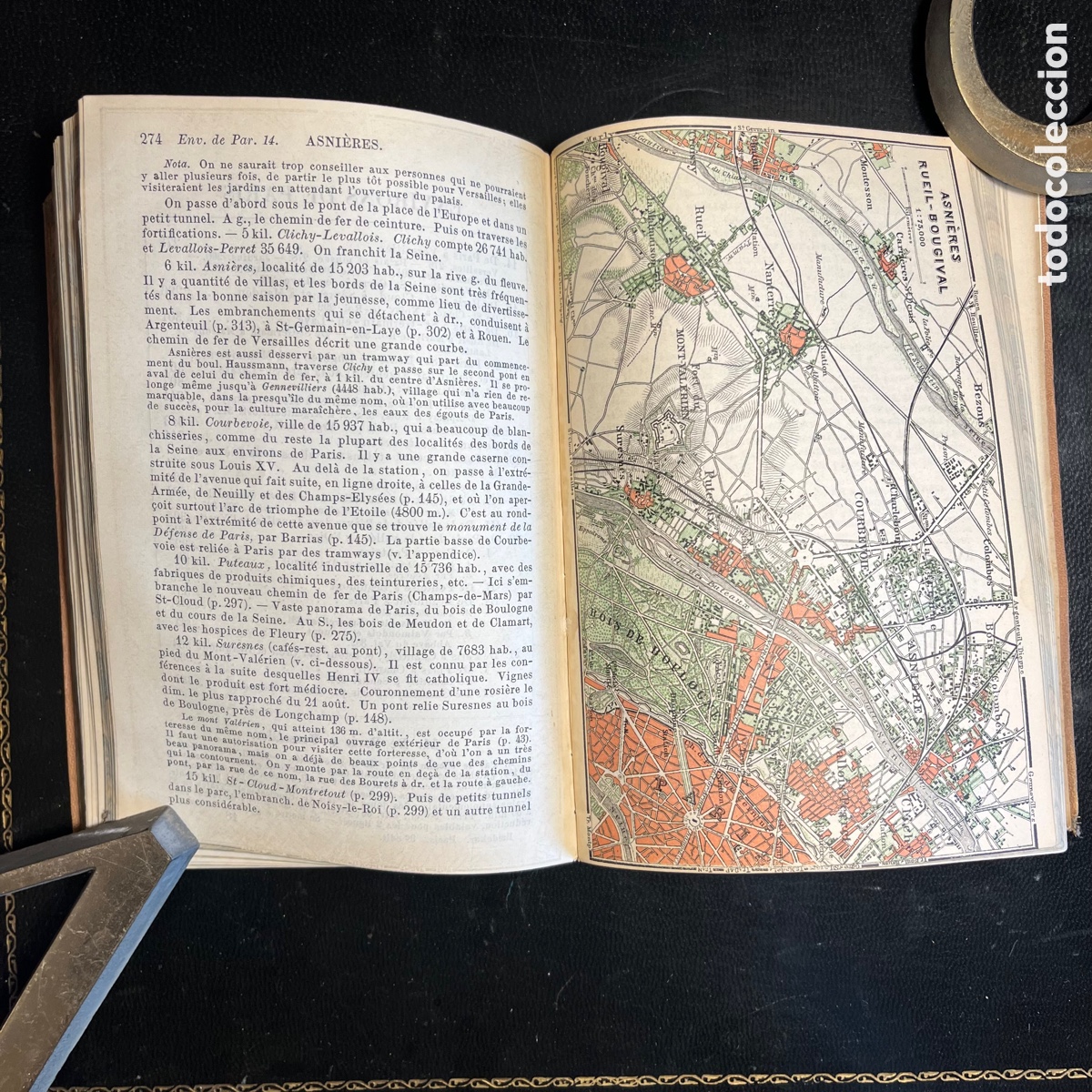 Libros antiguos: Baedeker de Par&iacute;s - Foto 7