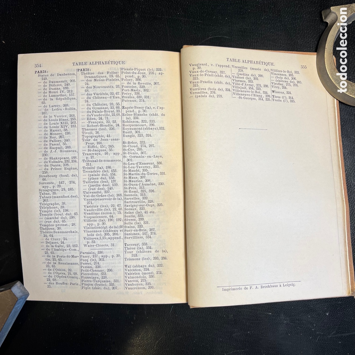 Libros antiguos: Baedeker de Par&iacute;s - Foto 9