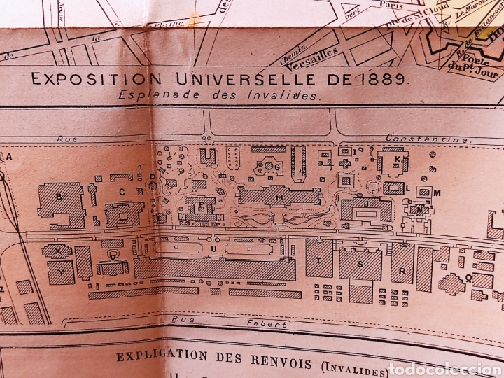 Libros antiguos: Nouveau plan de PARIS 1889 - Foto 10