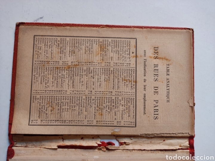 Libros antiguos: Nouveau plan de PARIS 1889 - Foto 12