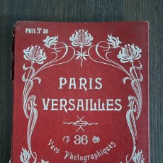 Libros antiguos: PARIS VERSAILLES. 36 VUES PHOTOGRAPHIQUES. VERSALLES. 36 FOTOGRAFÍAS. BAUDOT PARIS.