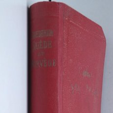 Libros antiguos: BAEDEKER – SUÈDE ET NORVÈGE – MANUEL DU VOYAGEUR – 1911 – CARTE PLAN + MANUEL DE CONVERSATION