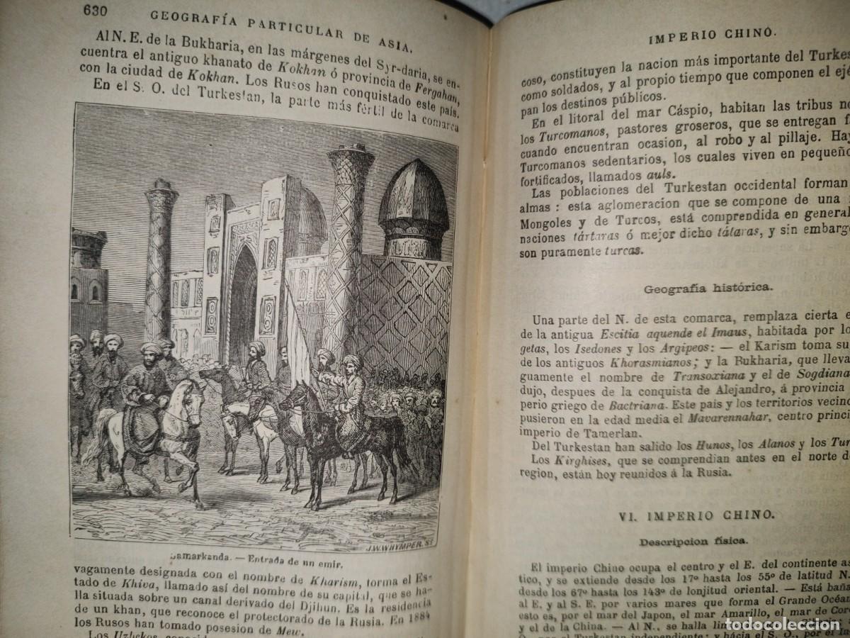 Libros antiguos: 29- CURSO DE GEOGRAF&Iacute;A - E. CORTAMBERT - 1895 - Foto 13