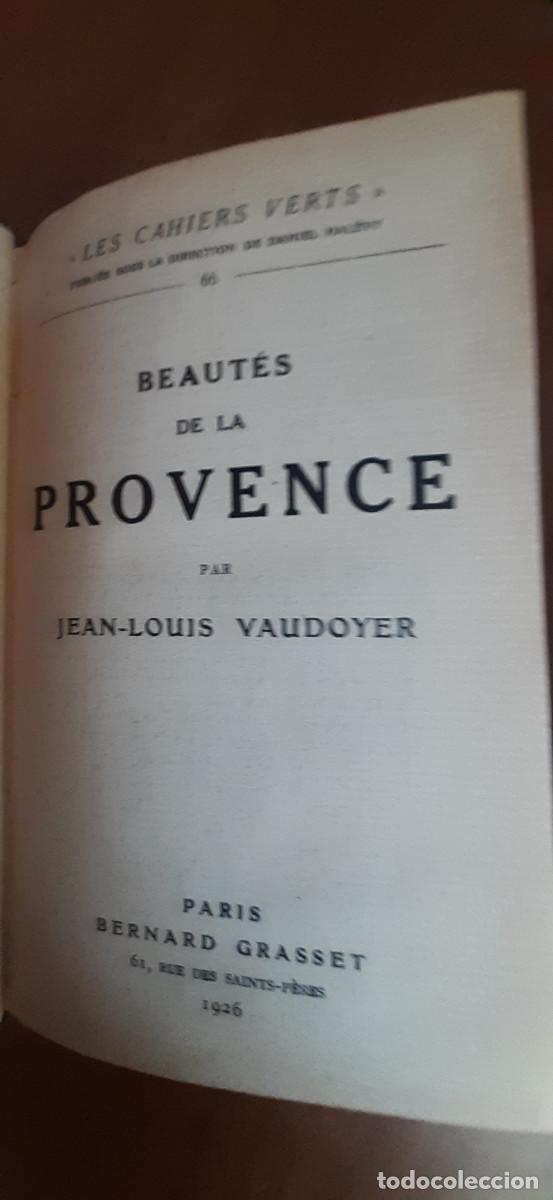 Libros antiguos: Beut&eacute;s de La Provence. - Foto 1