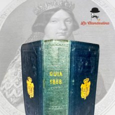 Libros antiguos: GUÍA DE FORASTEROS EN MADRID PARA EL AÑO 1858. MADRID. GRABADO FRONTISPICIO. IMPRENTA NACIONAL.