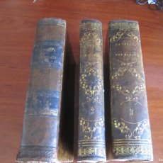 Libros antiguos: 3 TOMOS LA VUELTA POR ESPAÑA -VIAJE -UNASOCIEDAD DE LITERATOS -1872-73-74 BARCELONA