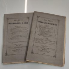 Libros antiguos: 1881 BOLETINES SOCIEDAD GEOGRAFICA DE MADRID MEMORIA ARCHIPIELAGO JOLÓ FILIPINAS VAIGIU AUSTRALASIA