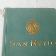 Libros antiguos: SAN REMO - GUÍA PUBLICIDAD AÑOS TREINTA) Z 1146