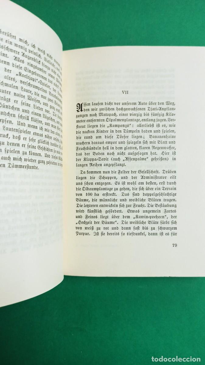 Libros antiguos: Antiguo libro Bajo sol tropical de Java. Indonesia. En alem&aacute;n. - Foto 5