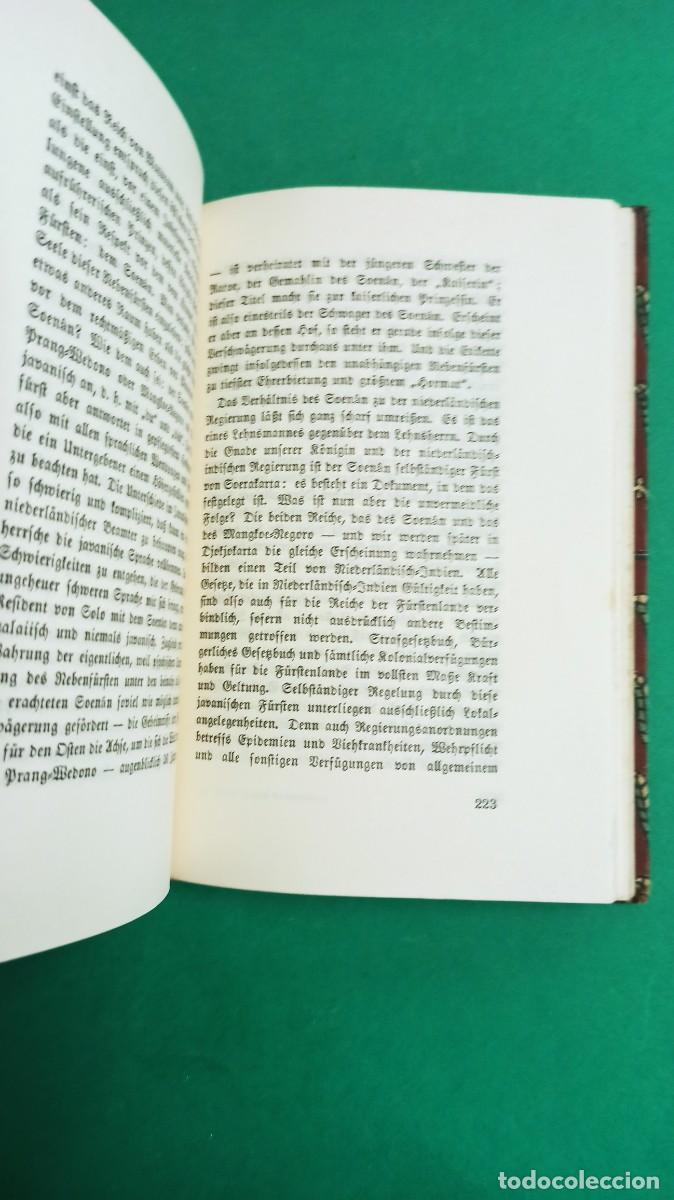 Libros antiguos: Antiguo libro Bajo sol tropical de Java. Indonesia. En alem&aacute;n. - Foto 6