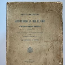 Libros antiguos: ALGUNS DOCUMENTOS DO ARCHIVO NACIONAL DA TORRE DO TOMBO. AMERICA. BRASIL. 1892. HISTORIA PORTUGAL.