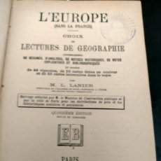 Libros antiguos: L EUROPE GEOGRÁFICA 1906