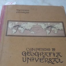 Libros antiguos: COMPENDIO DÉ GEOGRAFÍA UNIVERSAL (IZQUIERDO) CHG 73