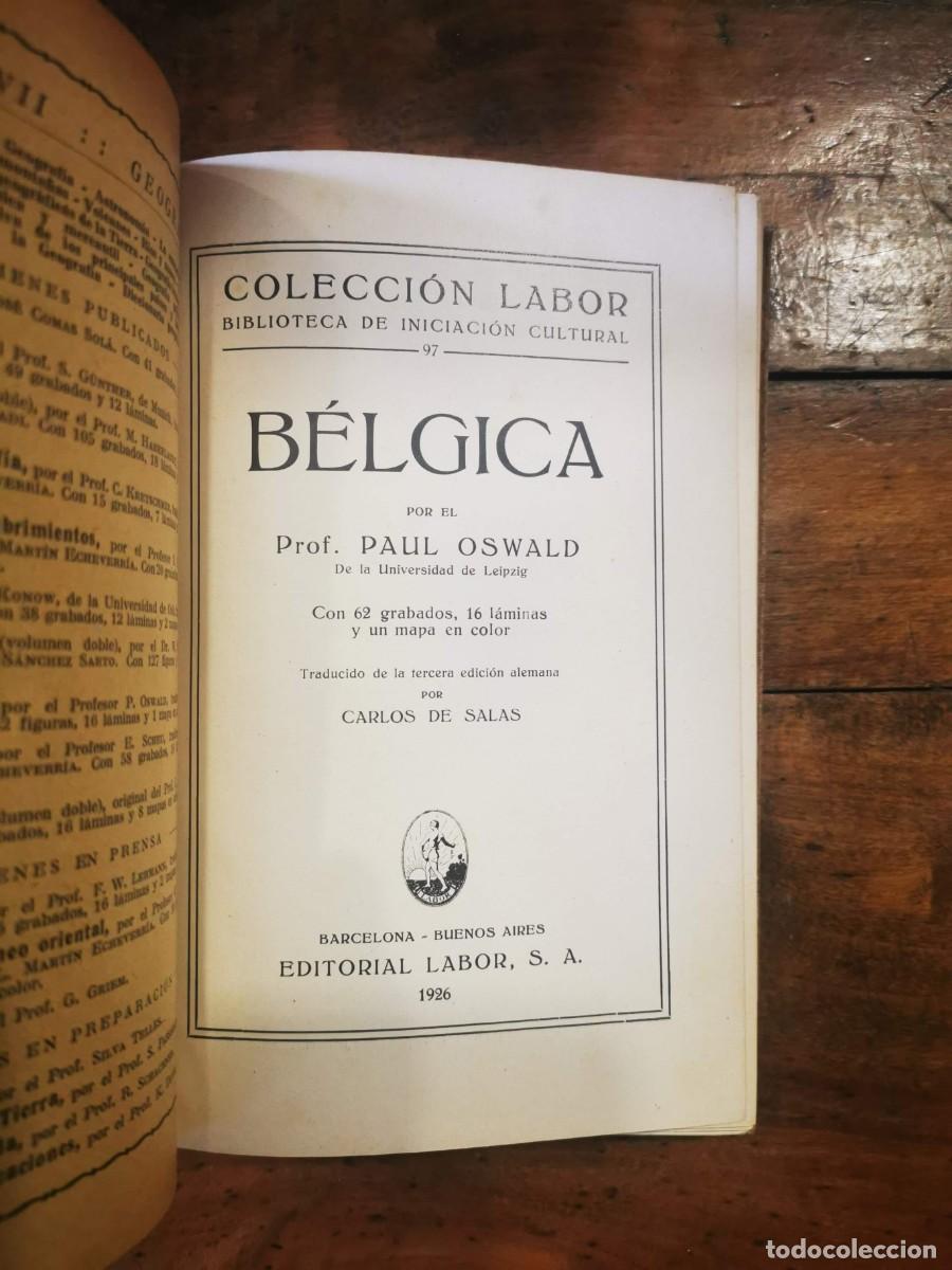 Libros antiguos: OSWALD, Paul. B&eacute;lgica - Foto 2