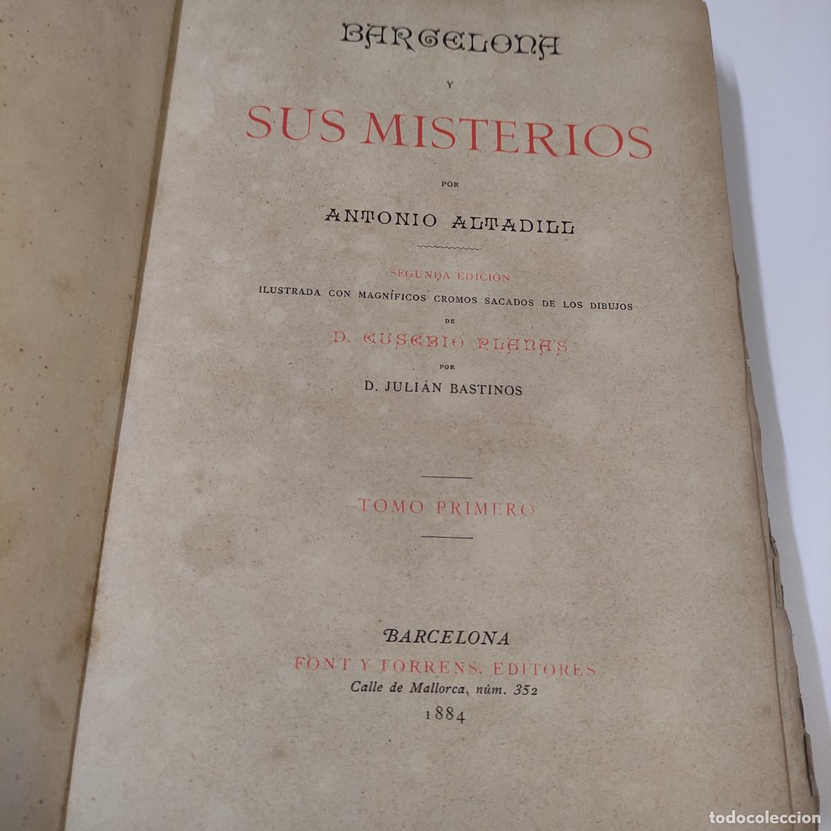 Libros antiguos: BARCELONA Y SUS MISTERIOS - Foto 4