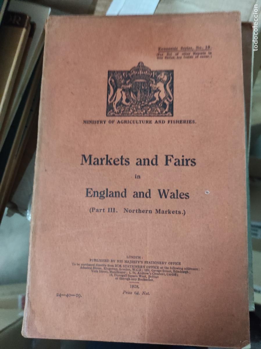 Libri antichi: Markets and fairs in England and Wales: Pt III, northern markets