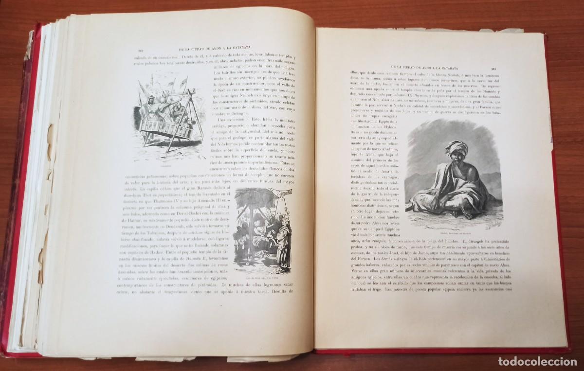 Libros antiguos: 1899. EGIPTO. JORGE EBERS. 2 TOMOS - Foto 4