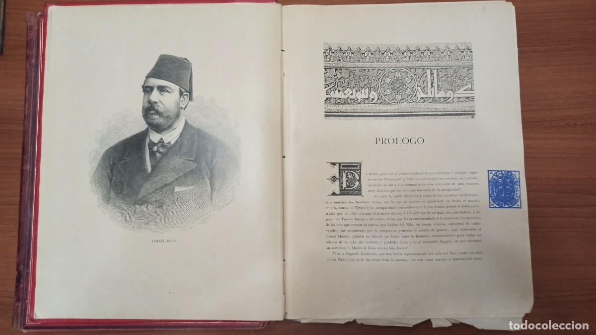 Libros antiguos: 1899. EGIPTO. JORGE EBERS. 2 TOMOS - Foto 7