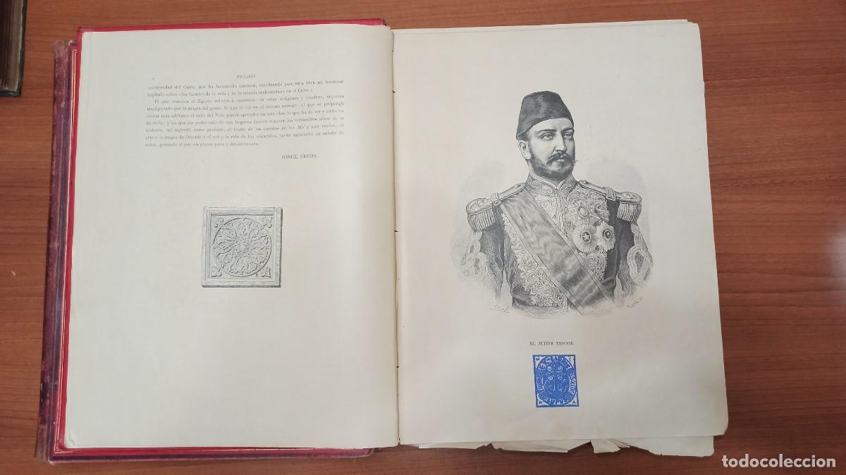 Libros antiguos: 1899. EGIPTO. JORGE EBERS. 2 TOMOS - Foto 8