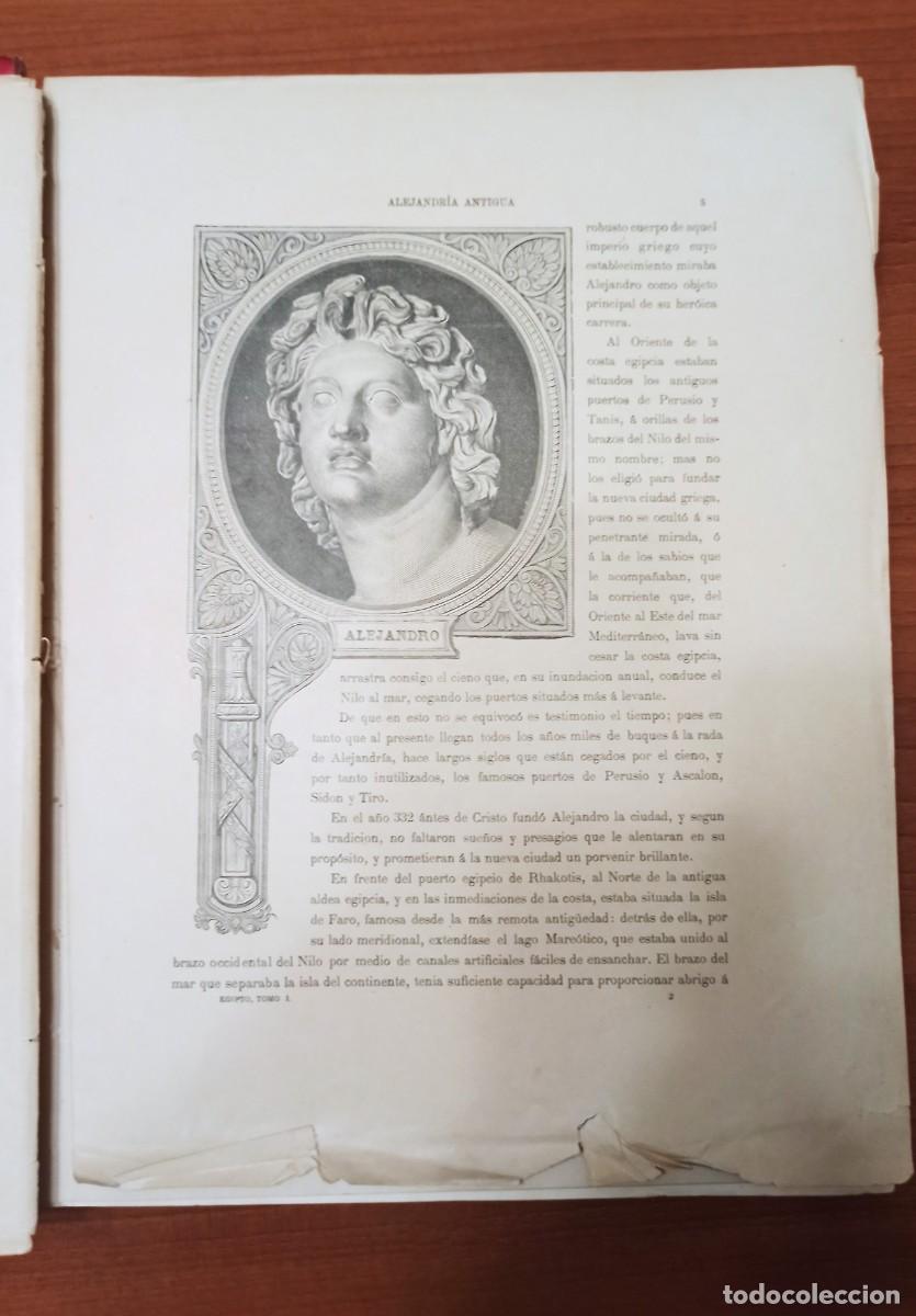 Libros antiguos: 1899. EGIPTO. JORGE EBERS. 2 TOMOS - Foto 10