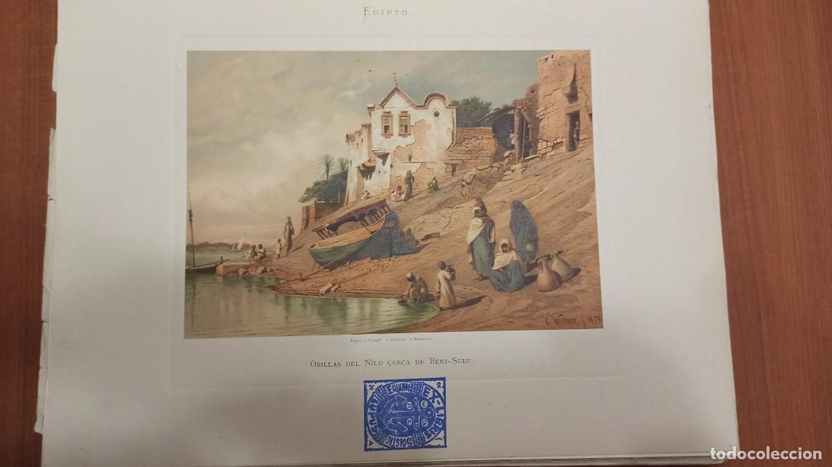 Libros antiguos: 1899. EGIPTO. JORGE EBERS. 2 TOMOS - Foto 13