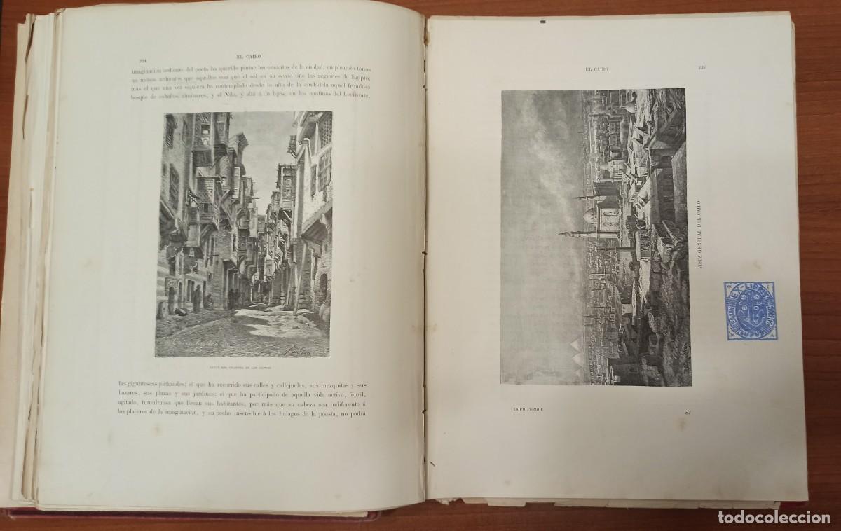 Libros antiguos: 1899. EGIPTO. JORGE EBERS. 2 TOMOS - Foto 14