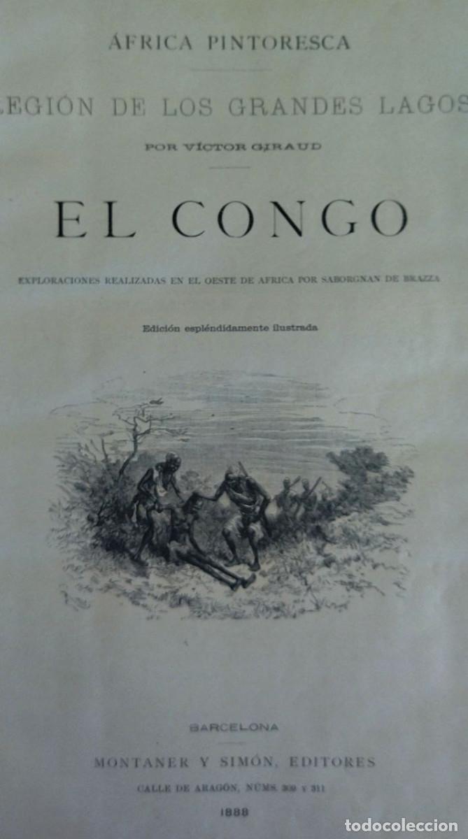 Antiquarische B&uuml;cher: Africa pintoresca: Regi&oacute;n de los grandes lagos. El Congo. Exploraciones realizadas en el oeste de Af