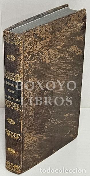 Antiquarische B&uuml;cher: SALVADO, Rosendo. Memorias hist&oacute;ricas sobre la Australia, y particularmente acerca de la Misi&oacute;n Bene