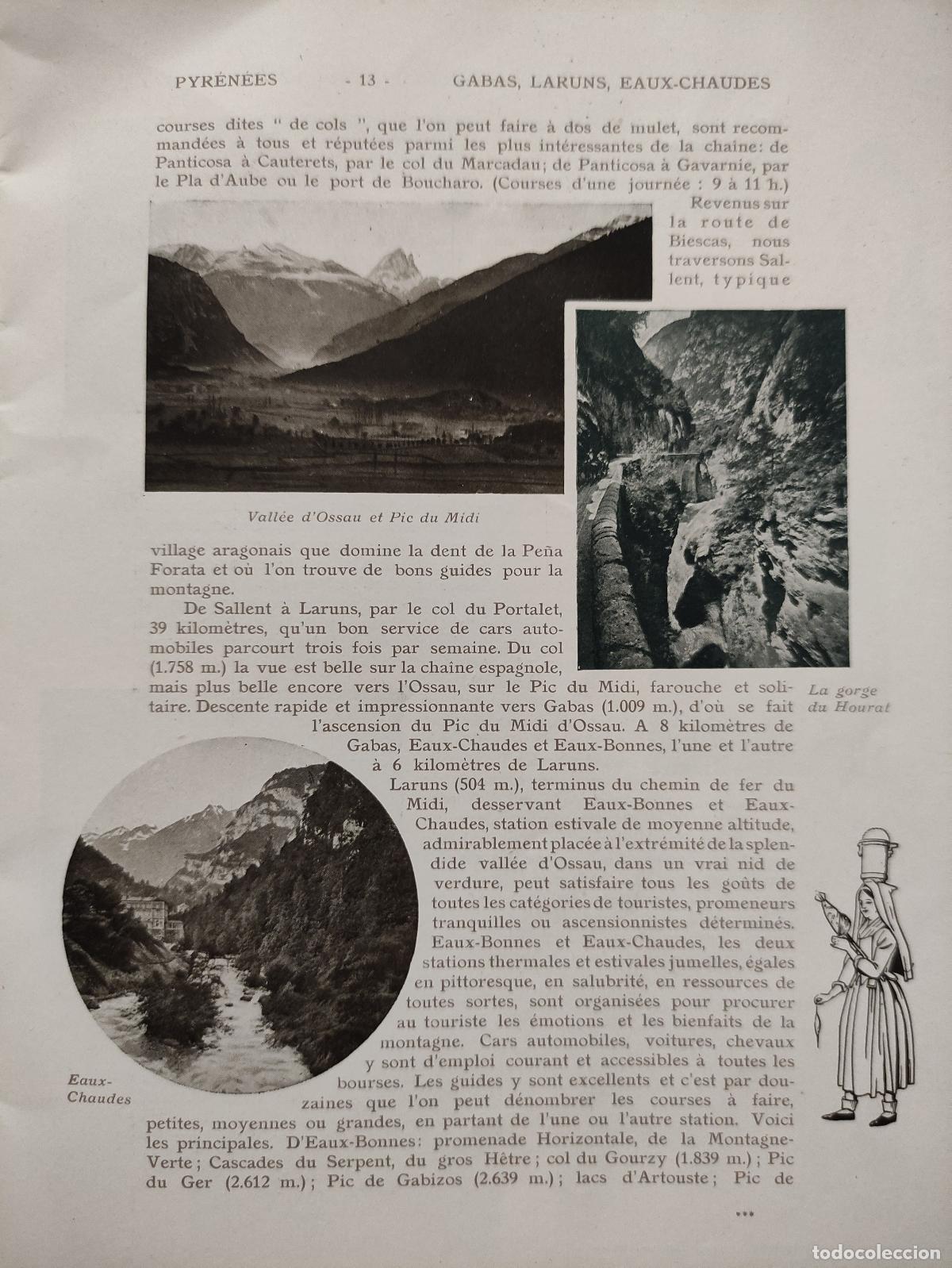 Libros antiguos: PYRENEES ET COTE BASQUE - PAUL MIEILLE - Foto 4
