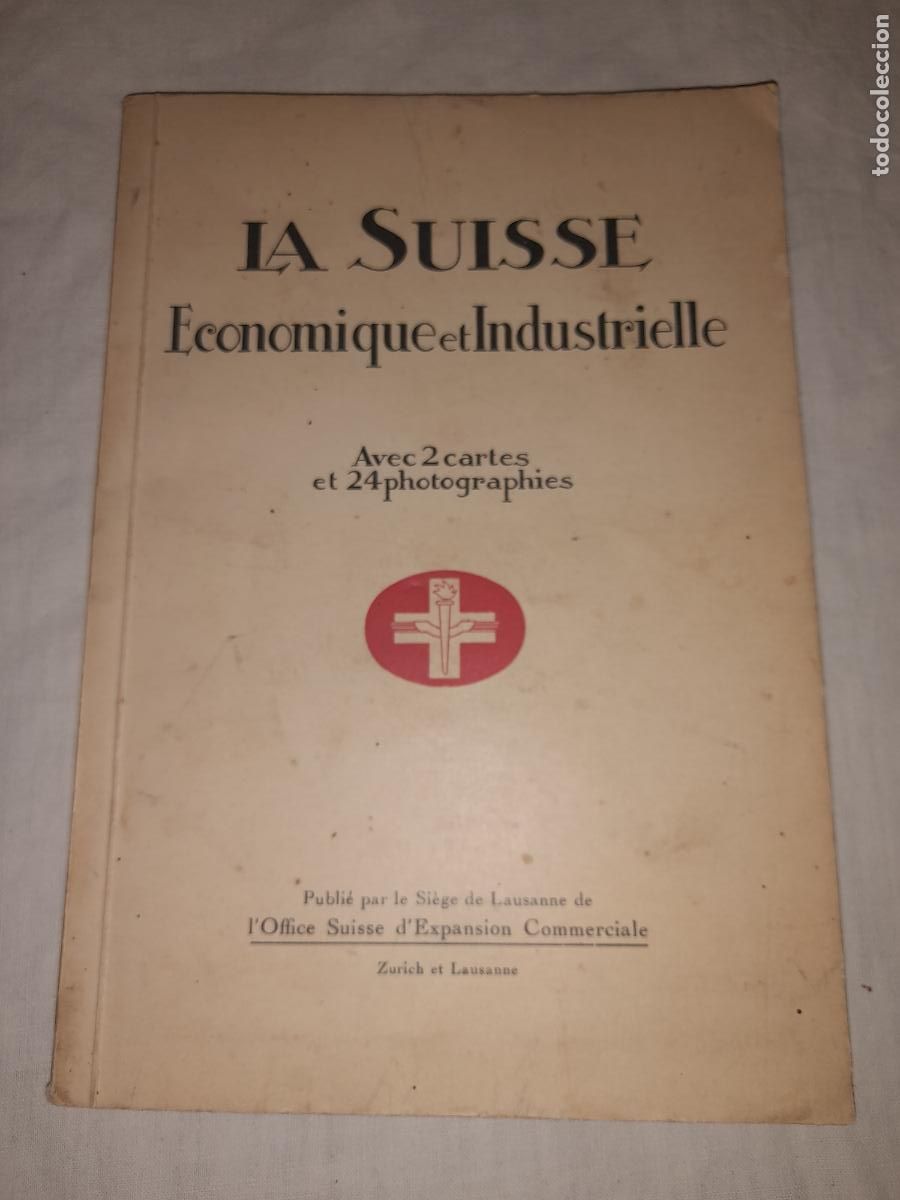 Old books: GUIA DE SUIZA - A&Ntilde;O 1930 - PLANOS Y FOTOGRAFIAS.