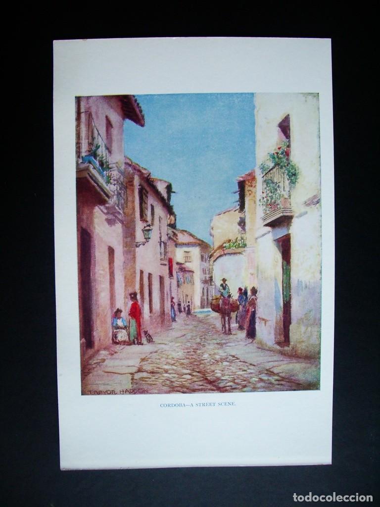 Libros antiguos: 1925-8 ACUARELAS-FOTOTIPIAS+MAPA DE ESPA&Ntilde;A.SEVILLA.C&Oacute;RDOBA.GRANADA.RONDA