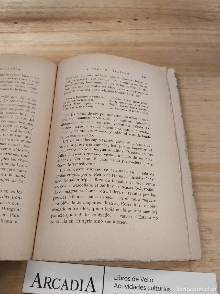 Libros antiguos: La Obra de Trajano - Ram&oacute;n de Basterra - Foto 8