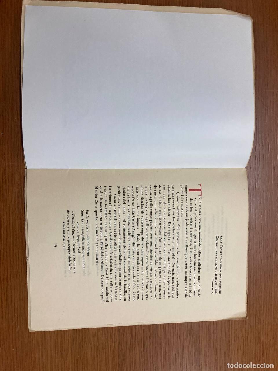Libros antiguos: Tradicions de la nostra Comarca referents a la Moreneta - Foto 2