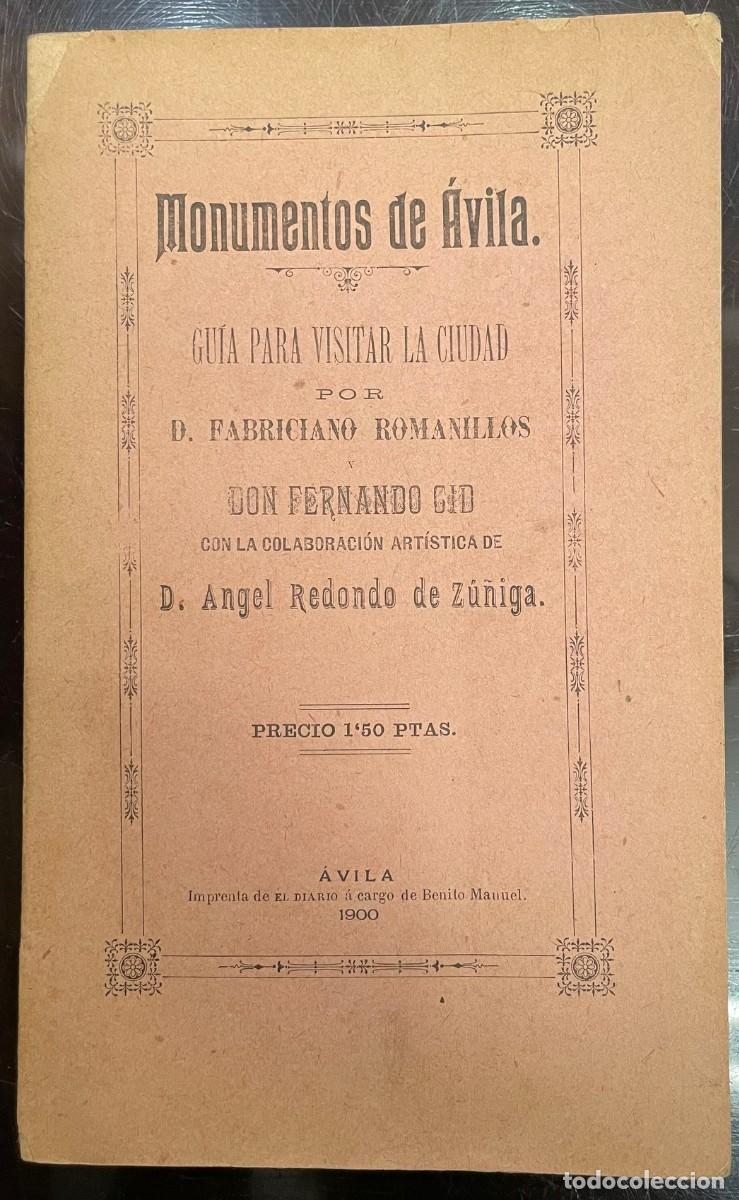 Old books: Monumentos De &Aacute;vila. Guia Para Visitar La Ciudad