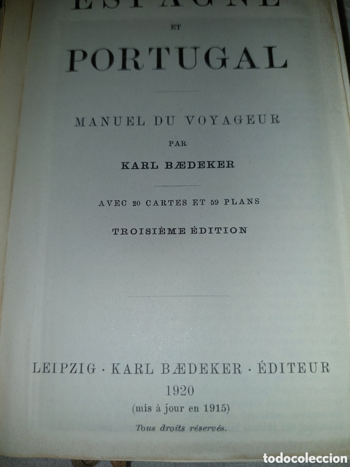 Libros antiguos: Libro de tapa dura de Mapas - Foto 3