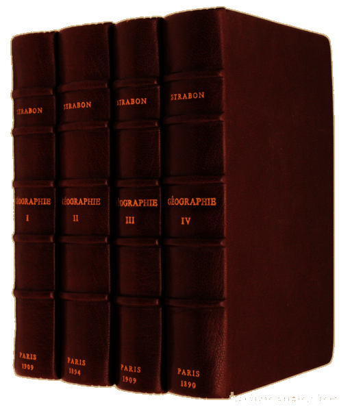 Libros antiguos: ESTRAB&Atilde;O. - G&Eacute;OGRAPHIE DE STRABON. - Foto 3