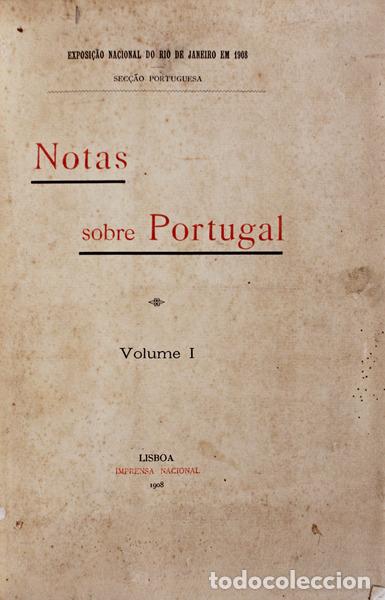 Libros antiguos: NOTAS SOBRE PORTUGAL. - Foto 1