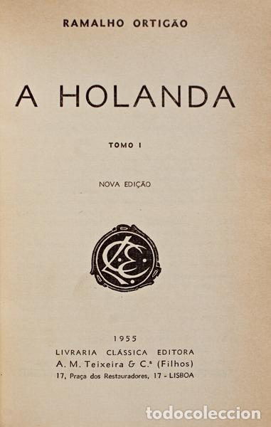Libros antiguos: RAMALHO ORTIG&Atilde;O. - A HOLANDA. - Foto 1