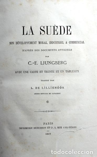 Libros antiguos: LJUNGBERG. (C.-E.) - LA SU&Egrave;DE. - Foto 1