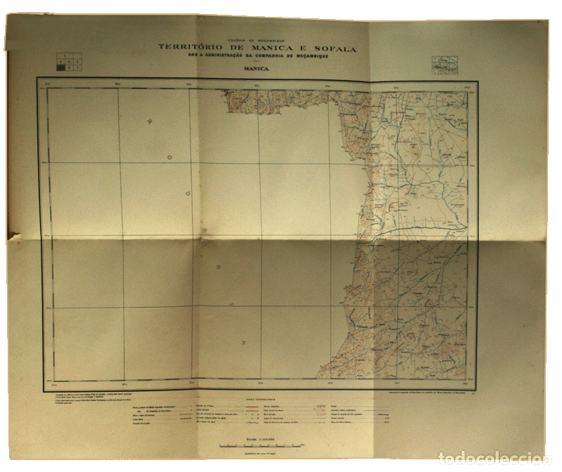 Libros antiguos: CARTAS DO TERRITORIO DE MANICA E SOFALA. - Foto 3