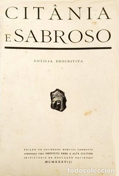 Libros antiguos: CARDOZO. (M&aacute;rio) - CIT&Acirc;NIA E SABROSO. - Foto 1