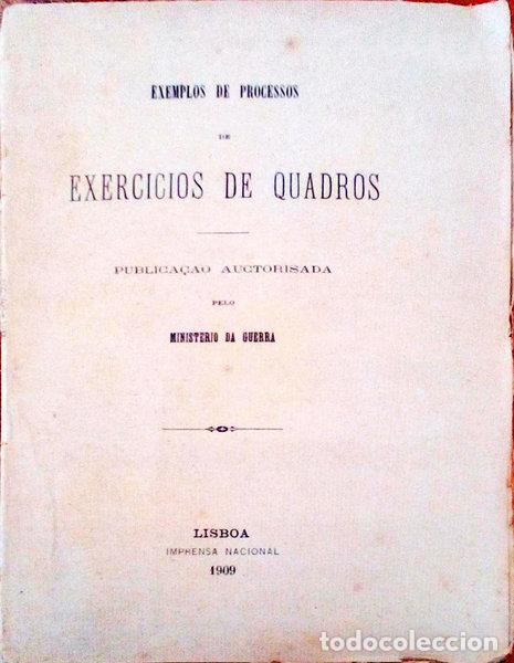 Libros antiguos: EXEMPLOS DE PROCESSOS DE EXERCICIOS DE QUADROS. - Foto 1